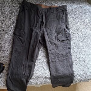 Men's Insulated Black Cargo Pants